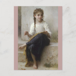 Nähen von William-Adolphe Bouguereau Postkarte