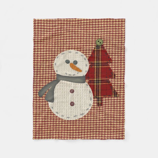 Nähen Weihnachts Fleece Blanket (Vorderseite)