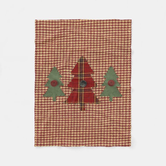 Nähen Weihnachtsbaum Fleece Blanket (Vorderseite)