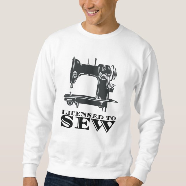 Nähen - zum Nähen lizenziert Sweatshirt (Vorderseite)