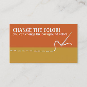 Nähende Handnähende Nadel-Faden-Visitenkarten Visitenkarte