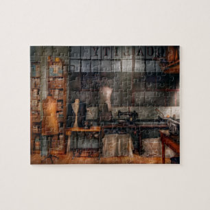 Nähende - Inudstrial - Qualitäts-Leinen Puzzle