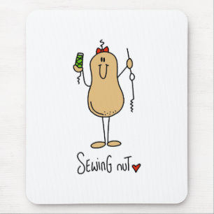 Nähende Nuss Mousepad