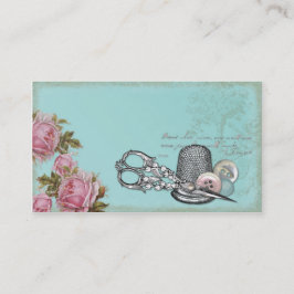 Nähende Thema-Visitenkarte Visitenkarte