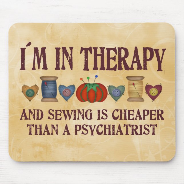Nähende Therapie Mousepad (Vorne)