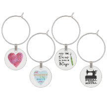 Nähendes/steppendes Set Wein-Charme