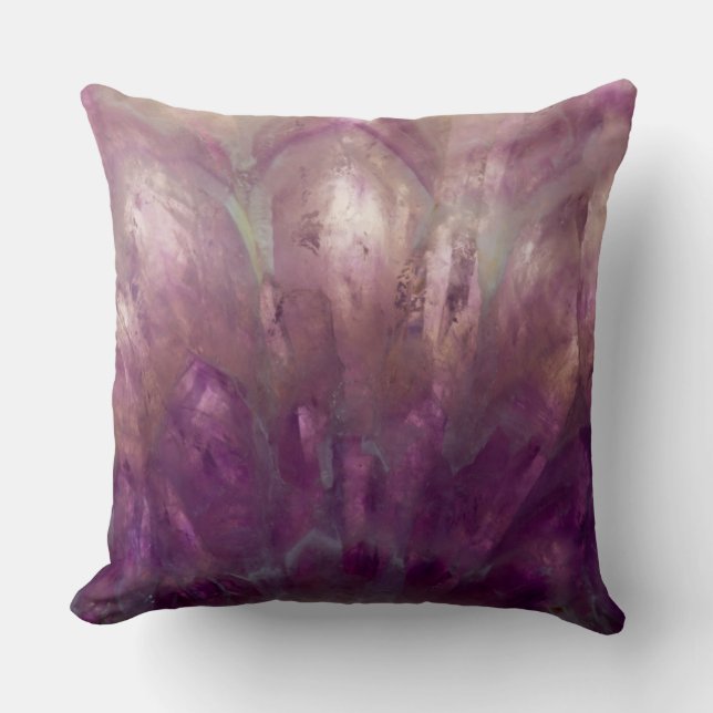Naher Amethyst Kissen (Vorderseite)