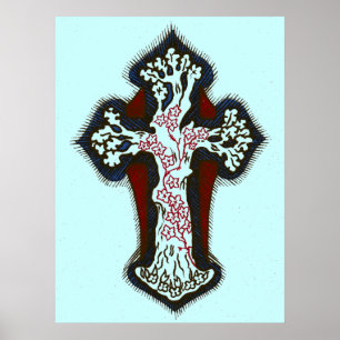 Näher an meinem Gott am Kreuz Poster