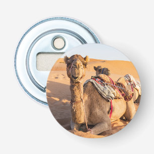 Naher Aufstieg auf Camel in der Oman-Wüste Flaschenöffner
