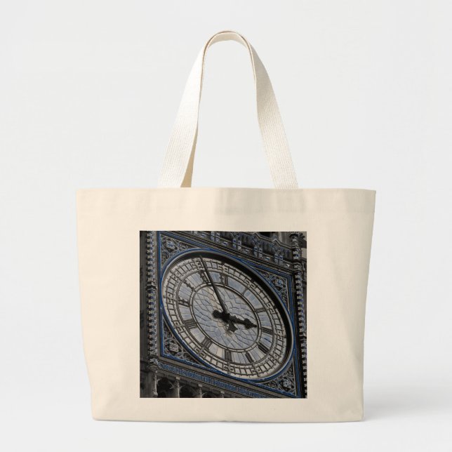 Naher Big Ben Clock Tower - Europa Jumbo Stoffbeutel (Vorne)