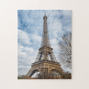 Naher Blick auf den Eiffelturm - Paris, Frankreich Puzzle