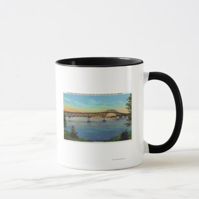 Naher Blick auf die Neue Brücke Tasse (Rechts)