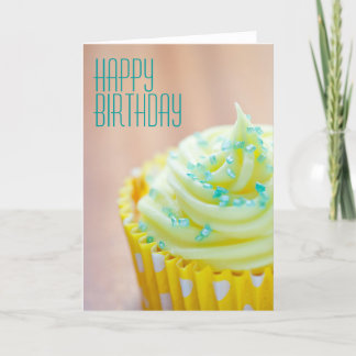 Naher Cupcake Dekoration Geburtstag Karte