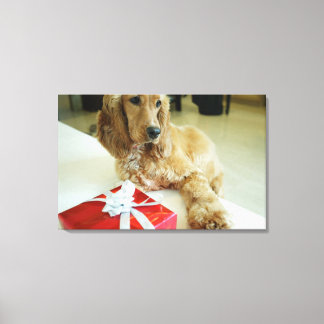 Naher Hund Leinwanddruck