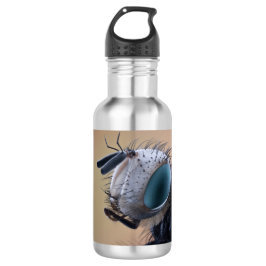 Naher Insektenkopf Edelstahlflasche