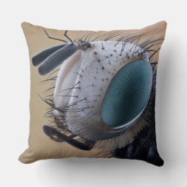 Naher Insektenkopf Kissen