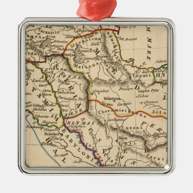 Naher Osten 4 Silbernes Ornament (Vorne)