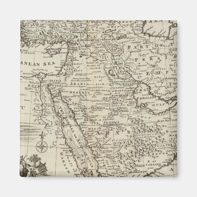 Naher Osten Magnet (Vorne)