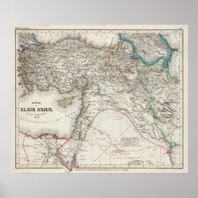 Naher Osten Poster (Vorne)