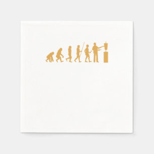 Naher Osten Rindfleisch Doner Kebab Koch Geschäfts Serviette