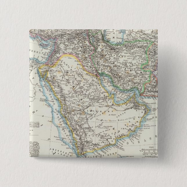 Naher Osten, Südasien Button (Vorderseite)