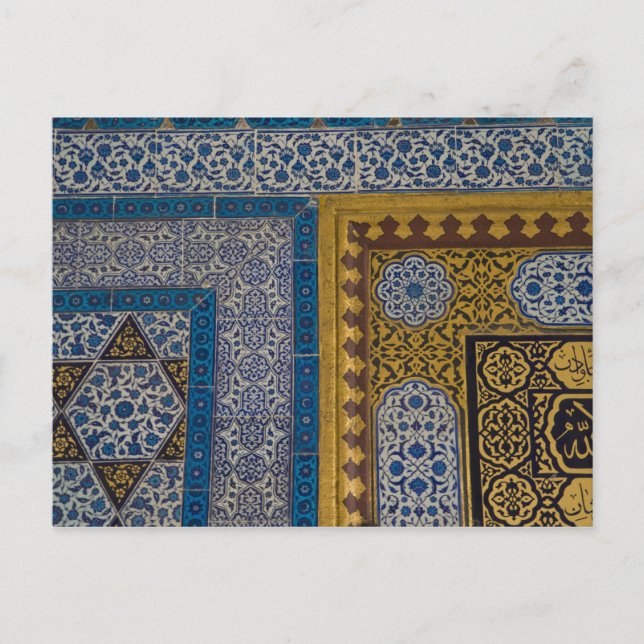 Naher Osten Türkei und Stadt Istanbul mit der Postkarte (Vorderseite)