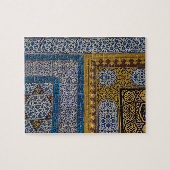 Naher Osten Türkei und Stadt Istanbul mit der Puzzle (Horizontal)