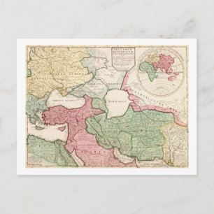 Naher OstenPanoramakarte Naher Osten Postkarte