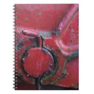 Naher rostfreier LKW Notizblock