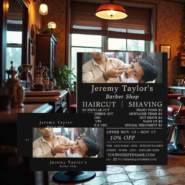 Naher Shave, Männerwerbung Flyer (Von Creator hochgeladen)