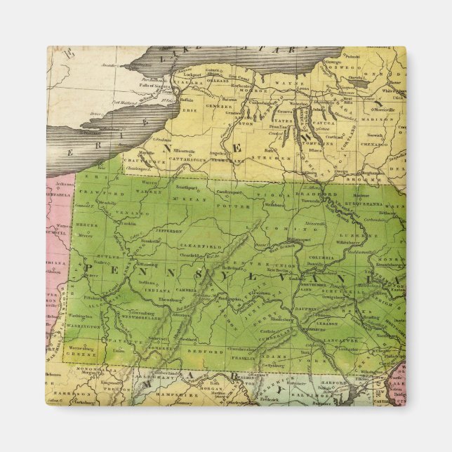 Naher Staaten 2 Magnet (Vorne)