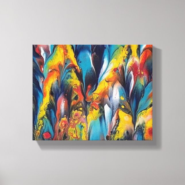 Naher und Feathery2-Druck auf 10x18-Leinwand Leinwanddruck (Vorderseite)