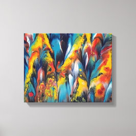 Naher und Feathery2-Druck auf einer 4x11-Leinwand Leinwanddruck