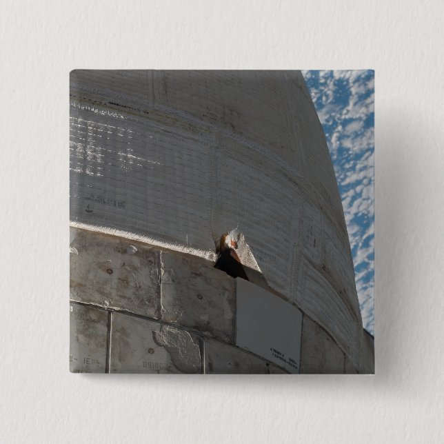 Naher Weltraumbahnhof Button (Vorderseite)