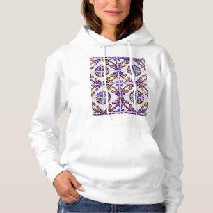 Näheres Muster von Fliesen, Portugal Hoodie