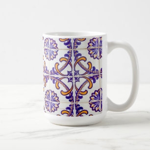 Näheres Muster von Fliesen, Portugal Kaffeetasse
