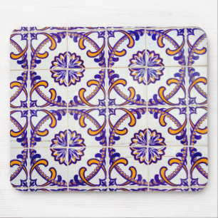 Näheres Muster von Fliesen, Portugal Mousepad