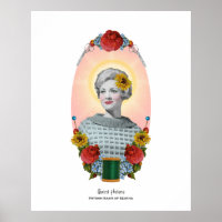 Näherin Patron St. Vintage Originelle Kunst