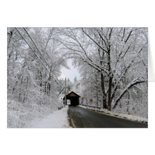 Nähernder Winter - Coombs überdachte Brücke