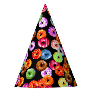 Nähert nahtloses Muster + Ihr Backgr. Ideen Partyhütchen