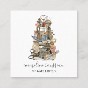 Näherungsinstrumente des Handels Quadratische Visitenkarte