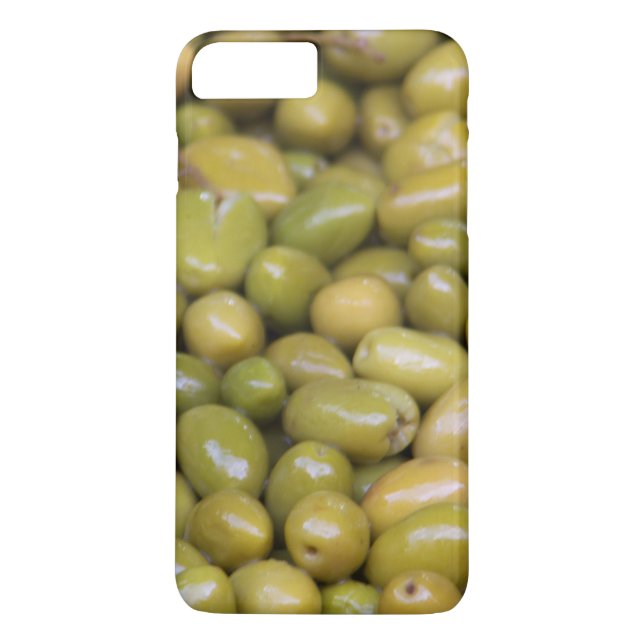 Nahes Aufsetzen grüner Oliven Case-Mate iPhone Hülle (Rückseite)
