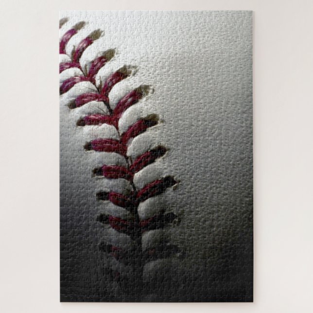 Nahes Baseball - Sportart Puzzle (Vertikal)