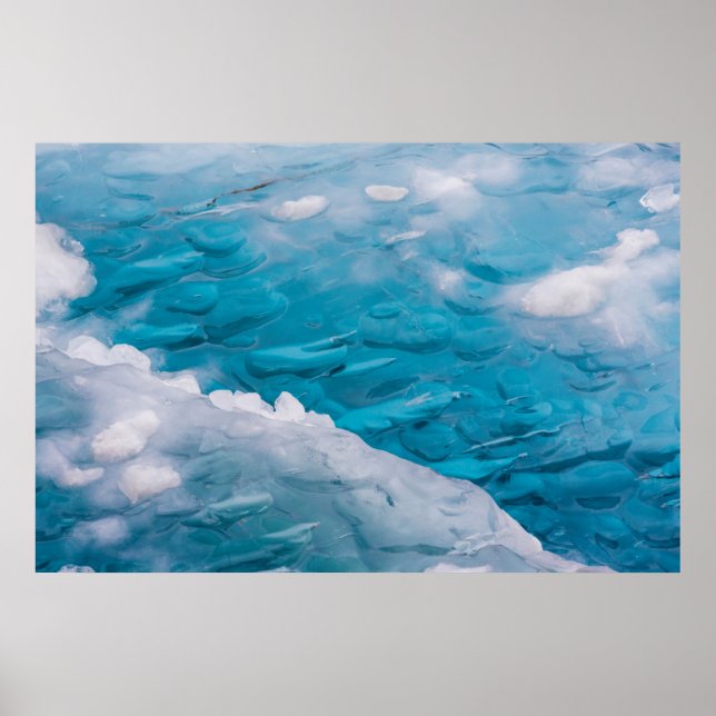 Nahes Blaueis Poster (Vorne)