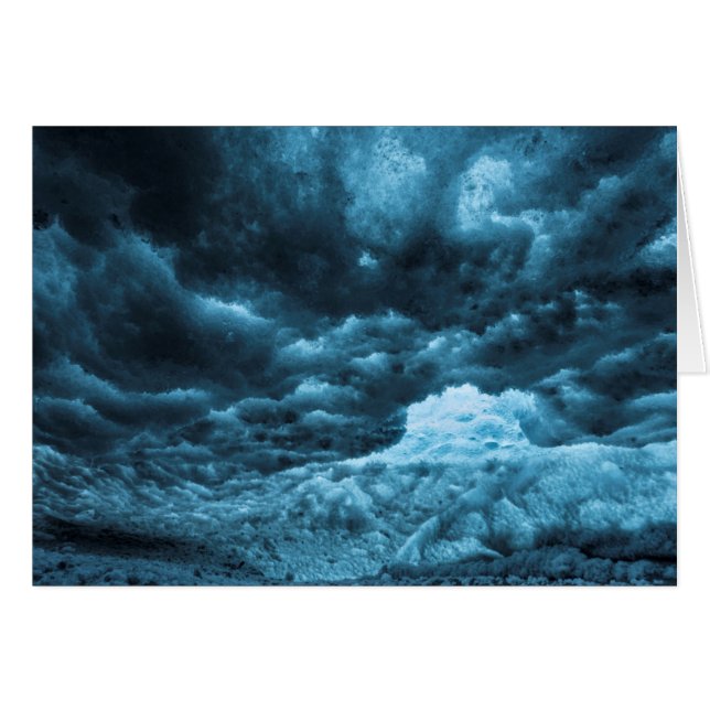 Nahes blaues Eis, Island (Vorderseite (Horizontal))