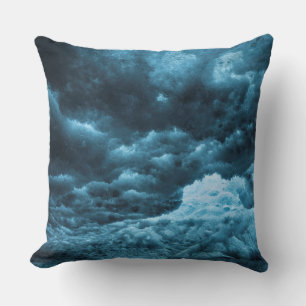 Nahes blaues Eis, Island Kissen