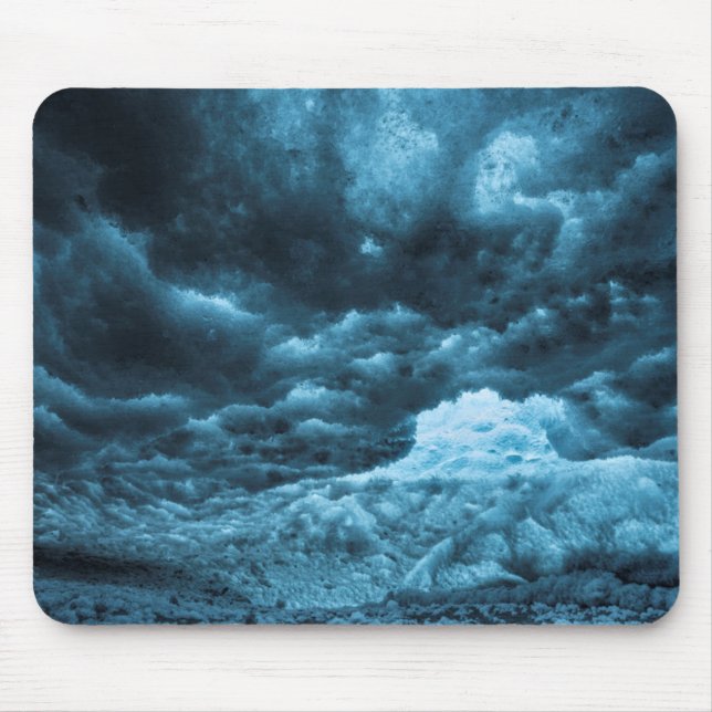 Nahes blaues Eis, Island Mousepad (Vorne)