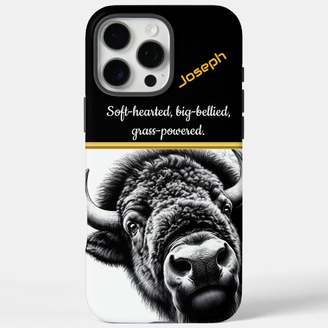 Nahes Buffalo Case-Mate iPhone Hülle (Rückseite)