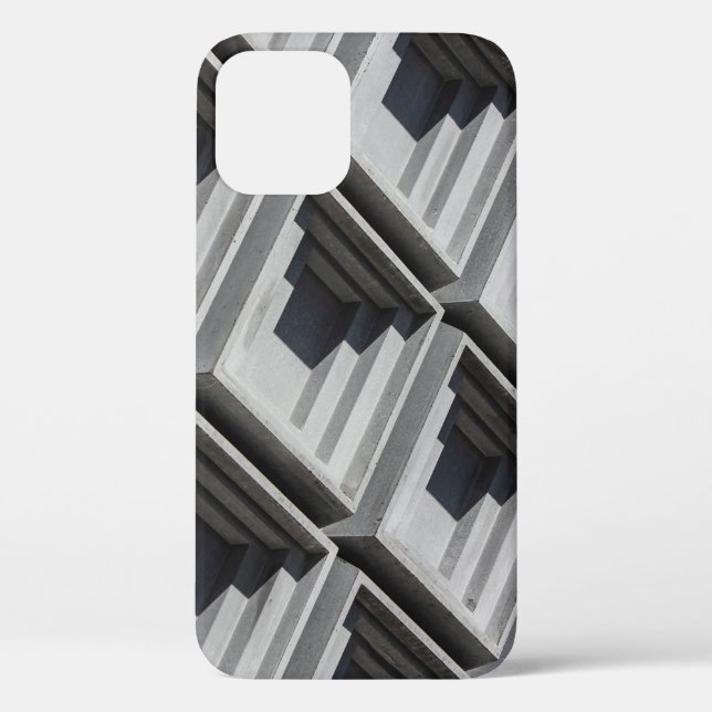 Nahes Foto aus grauem Gebäude Case-Mate iPhone Hülle (Rückseite)