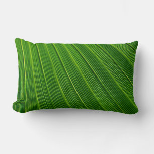 Nahes grünes Leaf Lendenkissen